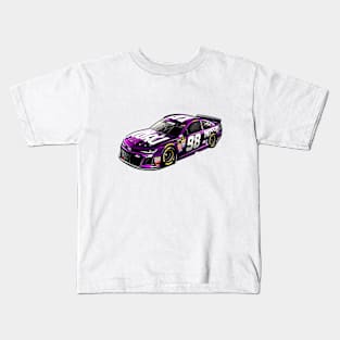 Cool purple Nascar car number 98, greatest grand prix champion Kids T-Shirt